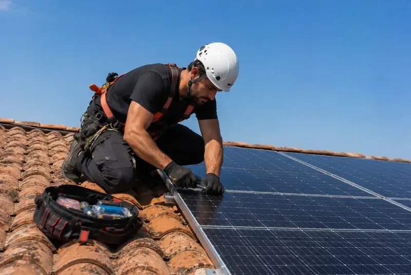 Maintenance et monitoring de panneaux solaires à Condat-sur-Vézère